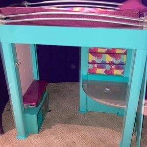 american girl loft bed